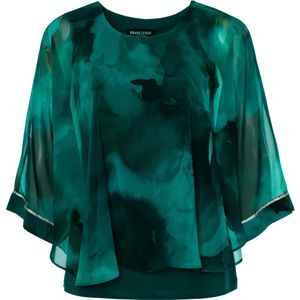 Frank Lyman Blouse groen (Maat: M) - Halslijn: Ronde hals,