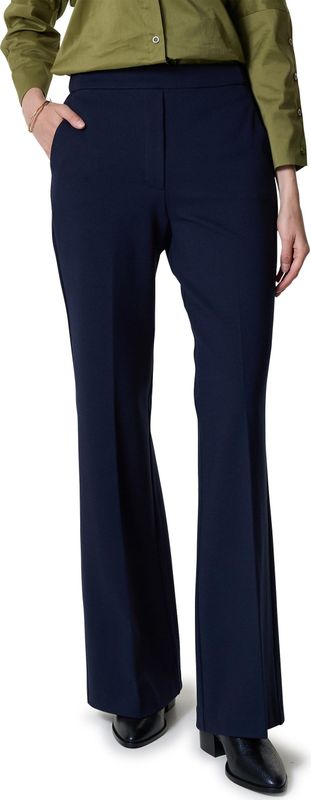 Beaumont - Hope Pants - Broek - Navy - Mid Wide Flare