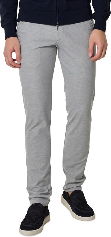 North.84 Elegance Chino Collection heren broek grijs (Maat: 29-30)