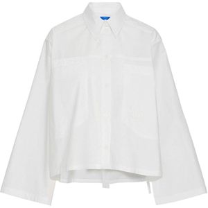 Ball - Oversized Overhemd - Wit - Dames - Katoen