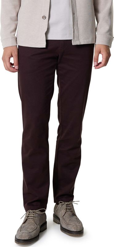 MEYER - Chino - Donkerrood - Regular Fit - Lang/maxi