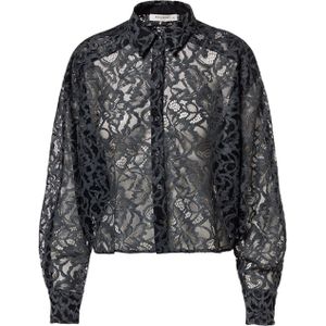 Beaumont - JAMIE - Blouse - Zwart - Polokraag