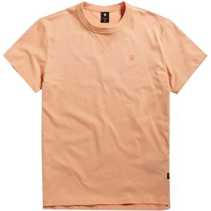 G-Star Raw T-shirt oranje (Maat: S) - Effen - Halslijn: Ronde hals,