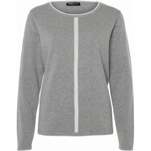 Frank Walder Dames trui grijs (Maat: 38) - Mélange - Halslijn: Ronde hals,