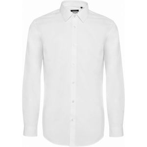 Matinique Overhemd lange mouw wit (Maat: XL) - Effen
