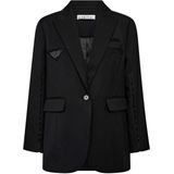 Haute L'Amitié - Premiere Hook - Blazer - Zwart - Dames - Polyester