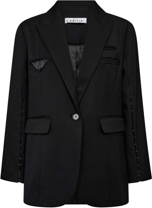 Haute L'Amitié - Premiere Hook - Blazer - Zwart - Dames - Polyester