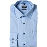 OLYMP - No. Six - Overhemd - Bleu - Super Slim Fit - New York Kent