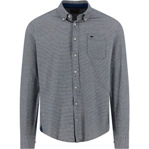 Fynch-Hatton Heren overhemd lange mouw groen (Maat: M)