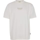 Chasin' T-shirt ecru (Maat: XL) - Tekst - Halslijn: Ronde hals,