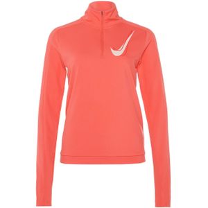 Nike Trui oranje (Maat: S) - Logo - Halslijn: Opstaande kraag met rits,