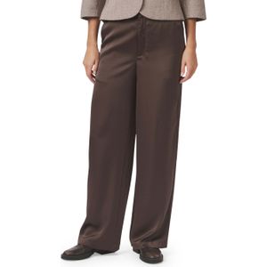 Neo Noir Emmett Heavy Sateen broek bruin (Maat: 34) - Effen