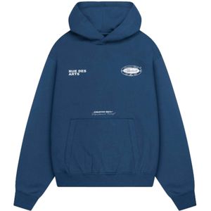 Quotrell Hoodie blauw (Maat: L) - Fotoprint - Halslijn: Capuchon,