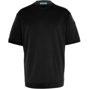 Club 24 T-shirt zwart (Maat: 2XL) - Effen - Halslijn: Opstaande kraag,