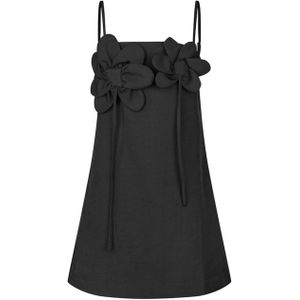 Baum und Pferdgarten Dames jurk zwart (Maat: 34) - Effen - Halslijn: Vierkante hals,