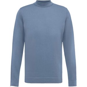 Drykorn Heren trui blauw (Maat: 2XL) - Effen - Halslijn: Ronde hals,