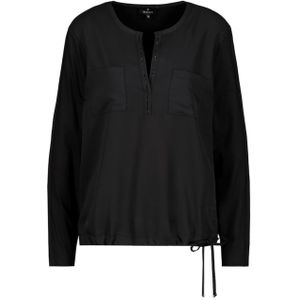 Monari, Dames, Blouses & Shirts, Zwart, Maat: M Katoen,