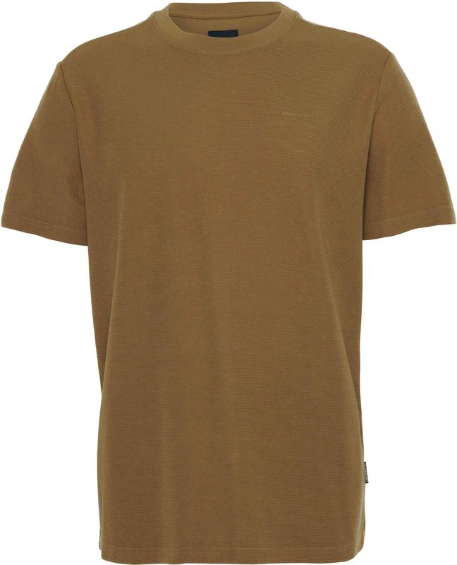 State of Art - T-shirt - Beige - Effen - Crew-Neck SS