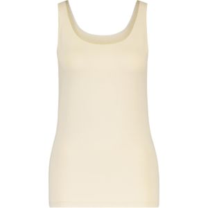 Nukus Top beige (Maat: XS) - Effen - Halslijn: Ronde hals,