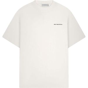 Off The Pitch T-shirt ecru (Maat: L) - Fotoprint - Halslijn: Ronde hals,