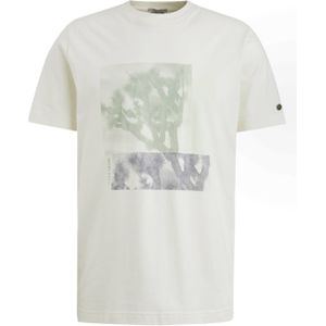 Cast Iron T-shirt wit (Maat: XL) - Halslijn: Ronde hals,