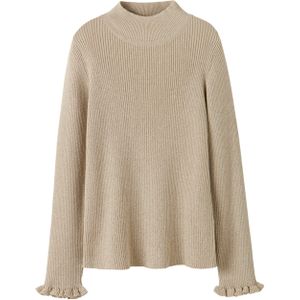 NAME IT - NKFRIAGLITTER LS KNIT - Gebreide Pullover - Meisjes - Lange Mouwen - Ruches