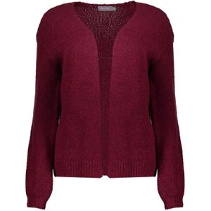 Geisha - Vest Basic - Wijnrood - Cardigan