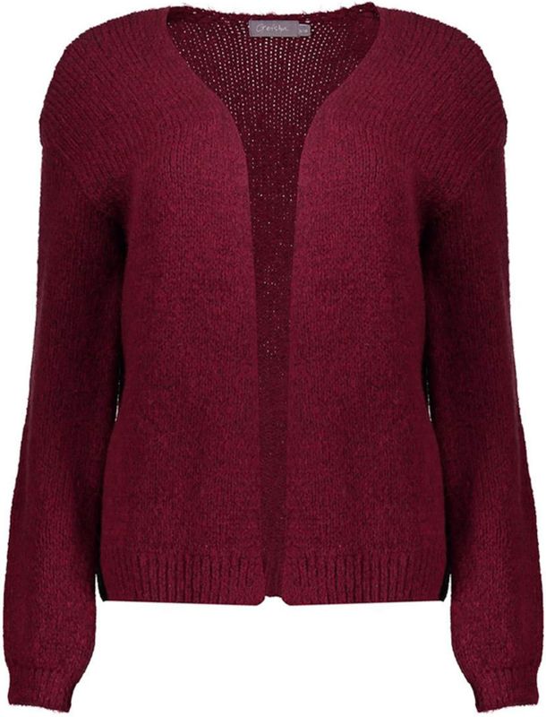 Geisha - Vest Basic - Wijnrood - Cardigan