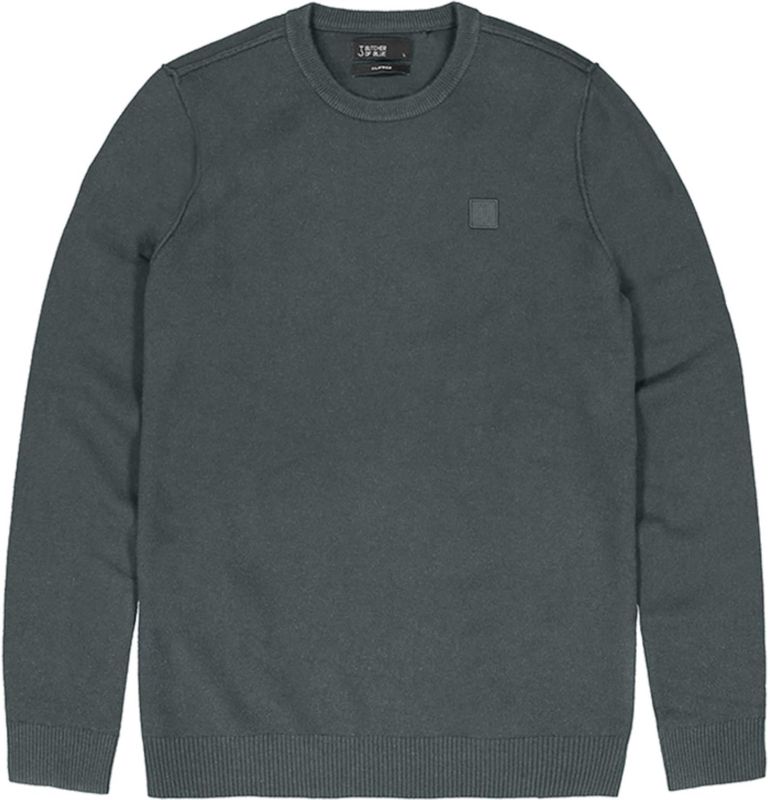 Butcher of Blue - Clifden Crew - Trui - Grijs - Lange Mouw
