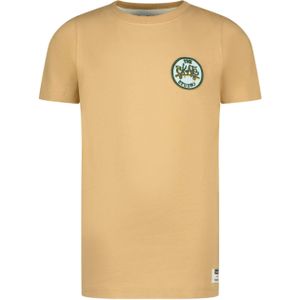 Vingino T-shirt beige (Maat: 164) - Fotoprint - Halslijn: Ronde hals,