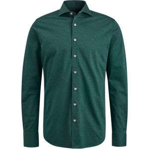 Vanguard Overhemd lange mouw groen (Maat: L) - Mélange