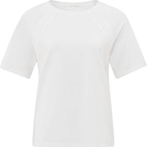 YAYA T-shirt wit (Maat: S) - Effen - Halslijn: Ronde hals,