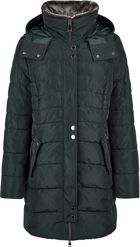 Barbara Lebek Dames jas groen (Maat: 38) - Effen