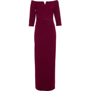 Frank Lyman Jurk bordeaux (Maat: 42) - Effen - Halslijn: Off shoulder,