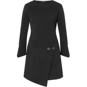 Ana Alcazar Dames jurk zwart (Maat: 44) - Halslijn: Ronde hals,