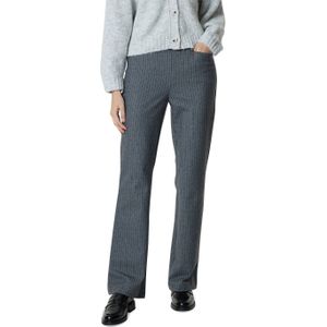 Relaxed by Toni Alice New Flared dames broek grijs (Maat: 36) - Streep