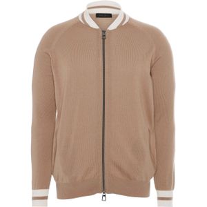 Outfit Italy Heren vest beige (Maat: 2XL) - Halslijn: V-hals,