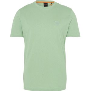 Boss Orange T-shirt groen (Maat: L) - Effen - Halslijn: Ronde hals,