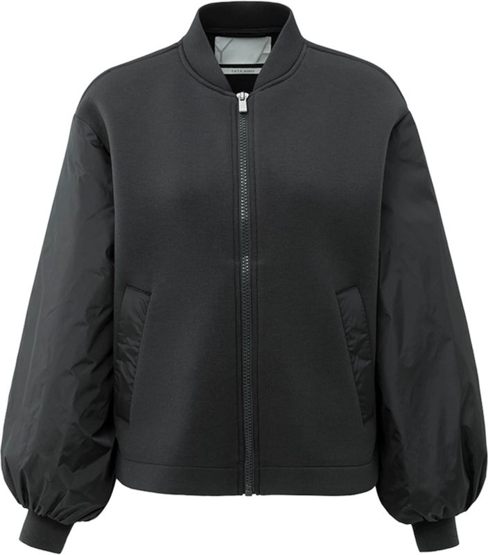 YAYA - Bomberjack Fleece - Zwart - Jacks