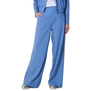 Studio Anneloes Nanet pinstripe trousers blauw (Maat: L)