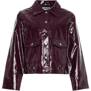 Laagam Dames jas bordeaux (Maat: M) - EffenLak
