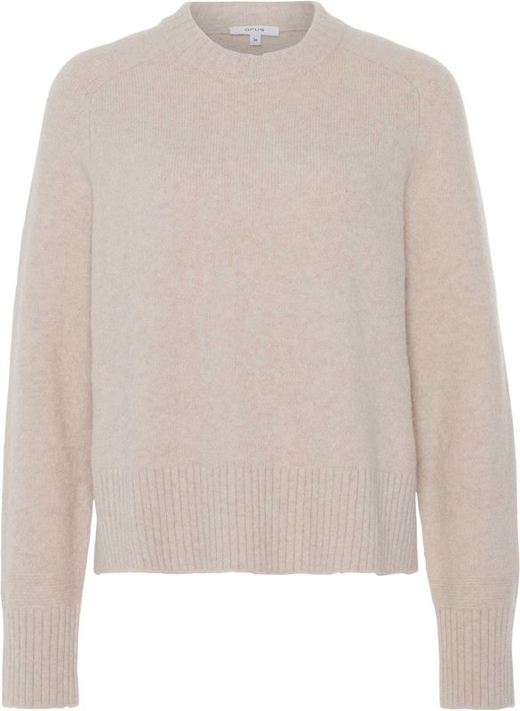 OPUS - Passy - Trui - Chamois - Losse Pasvorm - Lange Mouw