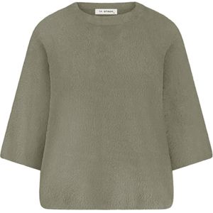 In Shape Dames trui groen (Maat: M) - Effen - Halslijn: Ronde hals,