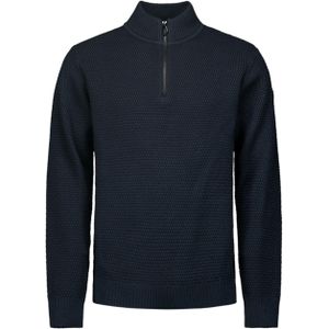 No Excess - Coltrui - Donkerblauw - Lange Mouw - Geribbelde Kraag