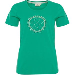 HV Society T-shirt groen (Maat: 40) - Fotoprint - Halslijn: Ronde hals,