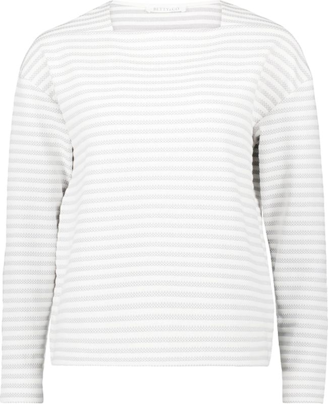 Betty & Co - Sweatshirt - Grijs - Dames - Casual Basic
