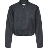 Only - Onlaggie Life Pinstripe Bomber - Jas - Donkergrijs - Dames