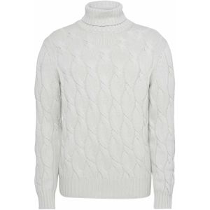 Gran Sasso Coltrui beige (Maat: 50) - Kabelpatroon - Halslijn: Col,