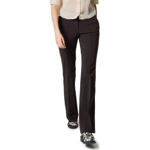 Cambio Farah long L34 broek bruin (Maat: 38-34) - Effen