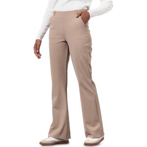Studio Anneloes Flair bonded broek beige (Maat: XL) - Effen